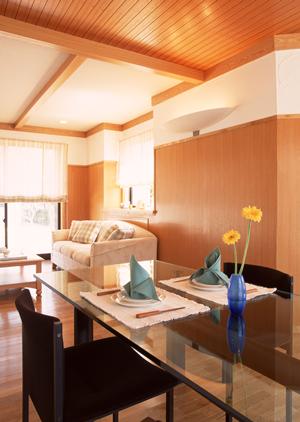 アクセントクロスを生かしたインテリア